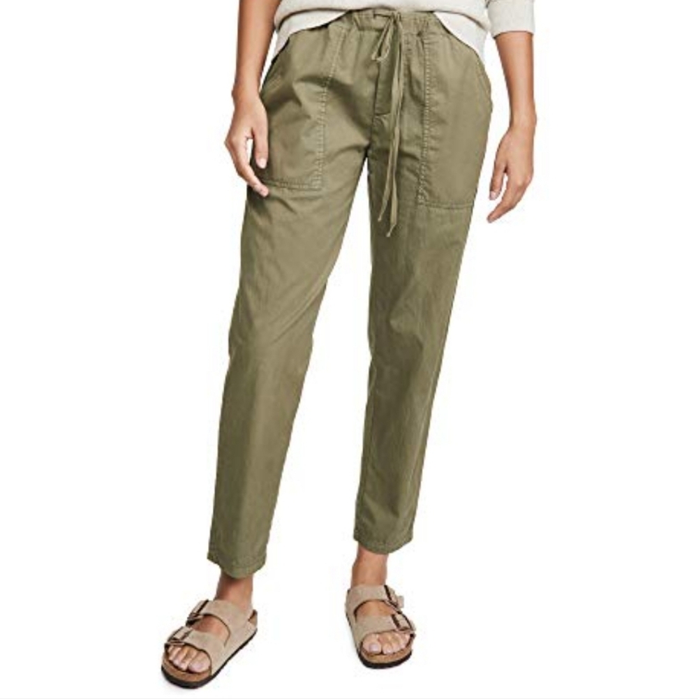 Velvet By Graham & Spencer Misty Pant Cotton Medium Green